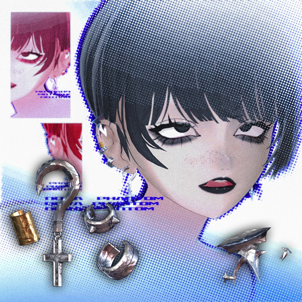 【LUMINA対応】オリジナルアクセサリー 『Nova Phantom』【VRChat】