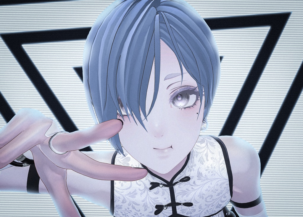 【6avatar】Drop Short Hair 【VRChat】