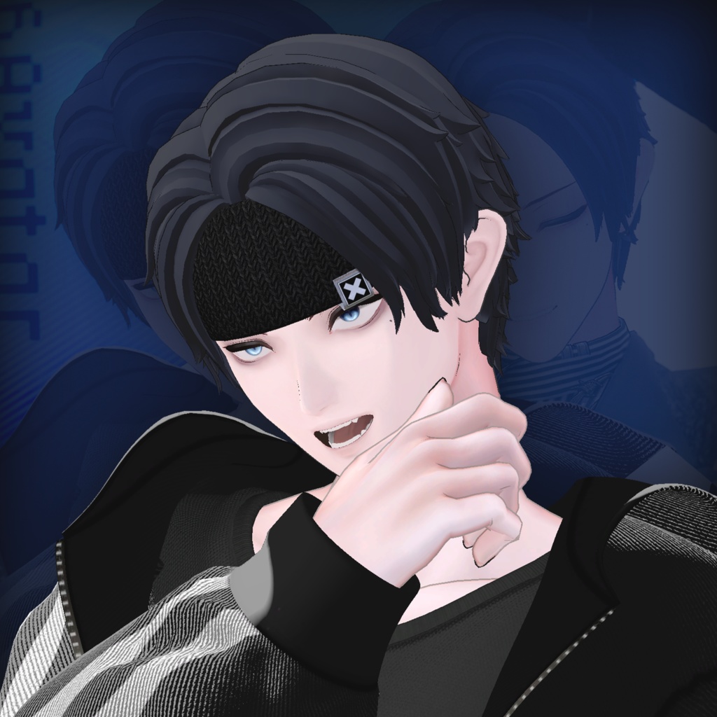 【2way-6Avatar】Phia Perm Hair【VRChat】