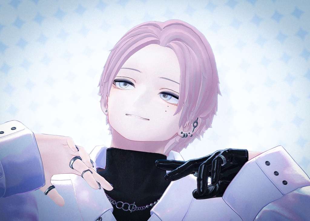 【2way-6Avatar】Phia Perm Hair【VRChat】