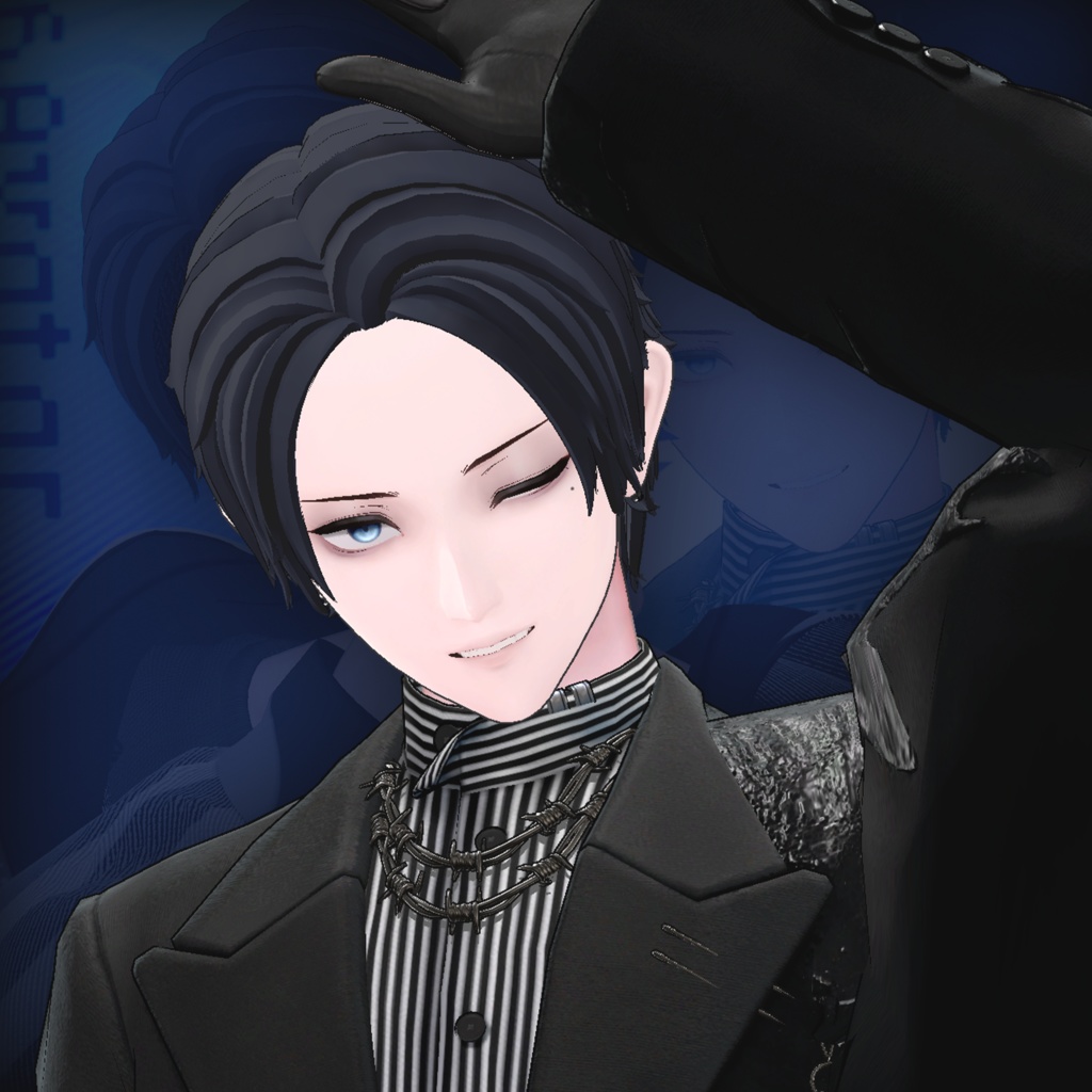 【2way-6Avatar】Phia Perm Hair【VRChat】