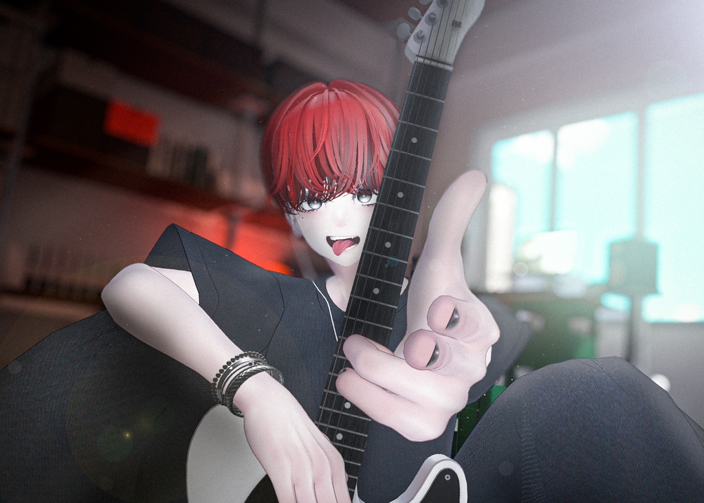 【髪型7アバター対応】Rough Perm Hair 【VRChat】