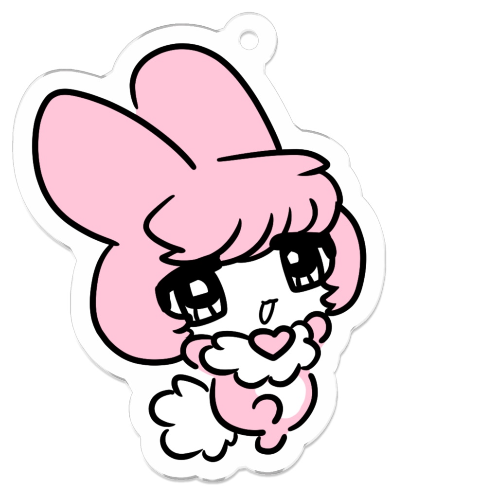 にゃおーれ　うさだアクリルキーホルダー