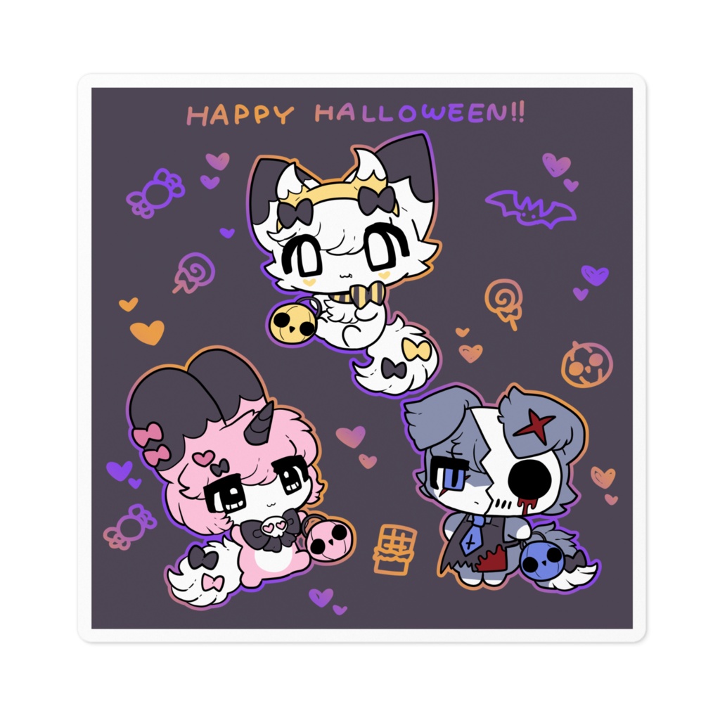 にゃおーれハロウィン2022 ステッカー