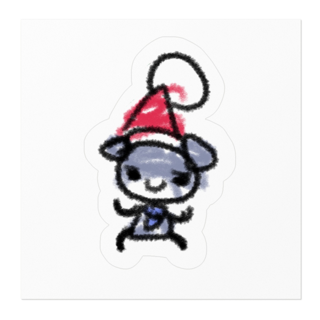 にゃおーれクリスマス2022 わふた ステッカー