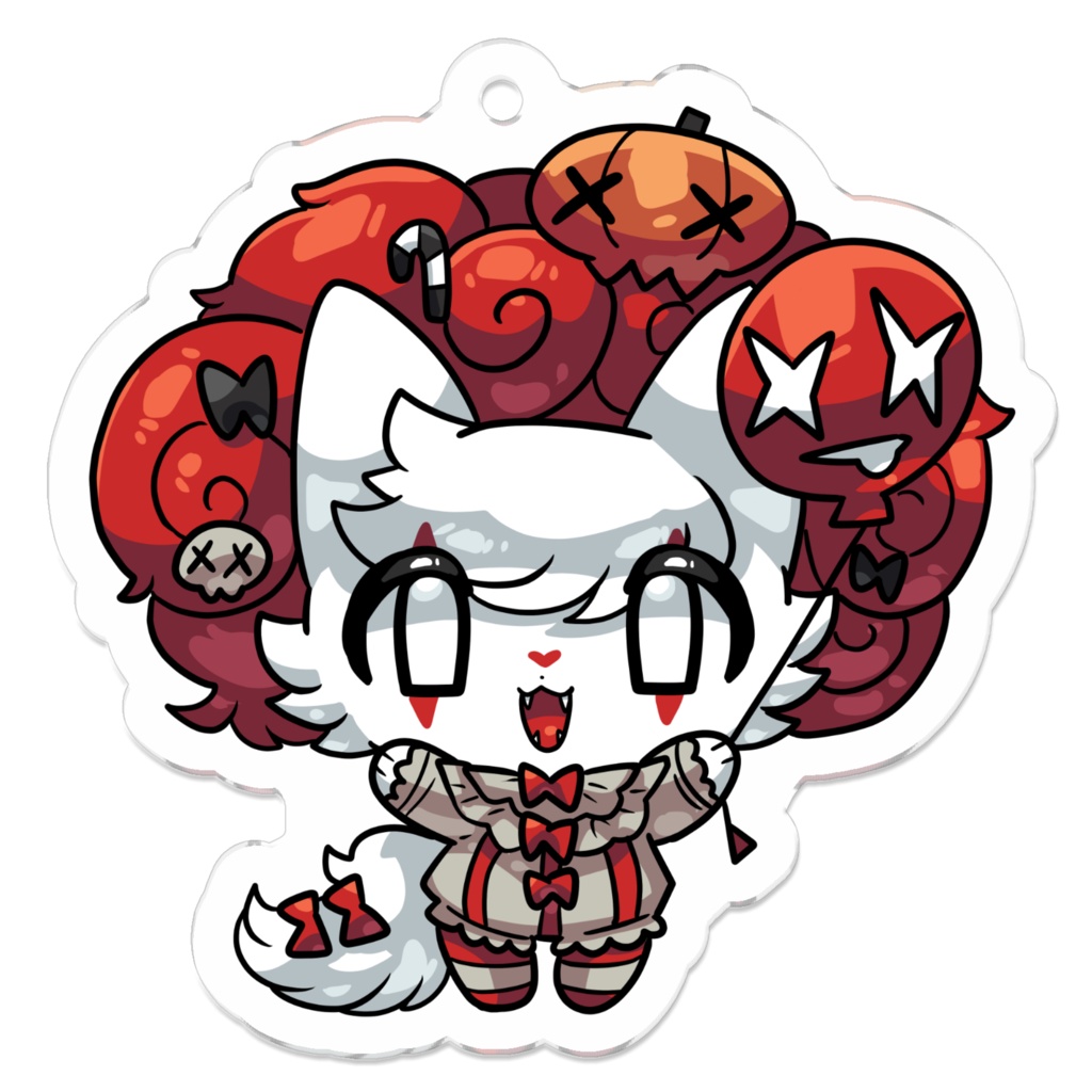 にゃおーれハロウィン2024 にゃお アクリルキーホルダー