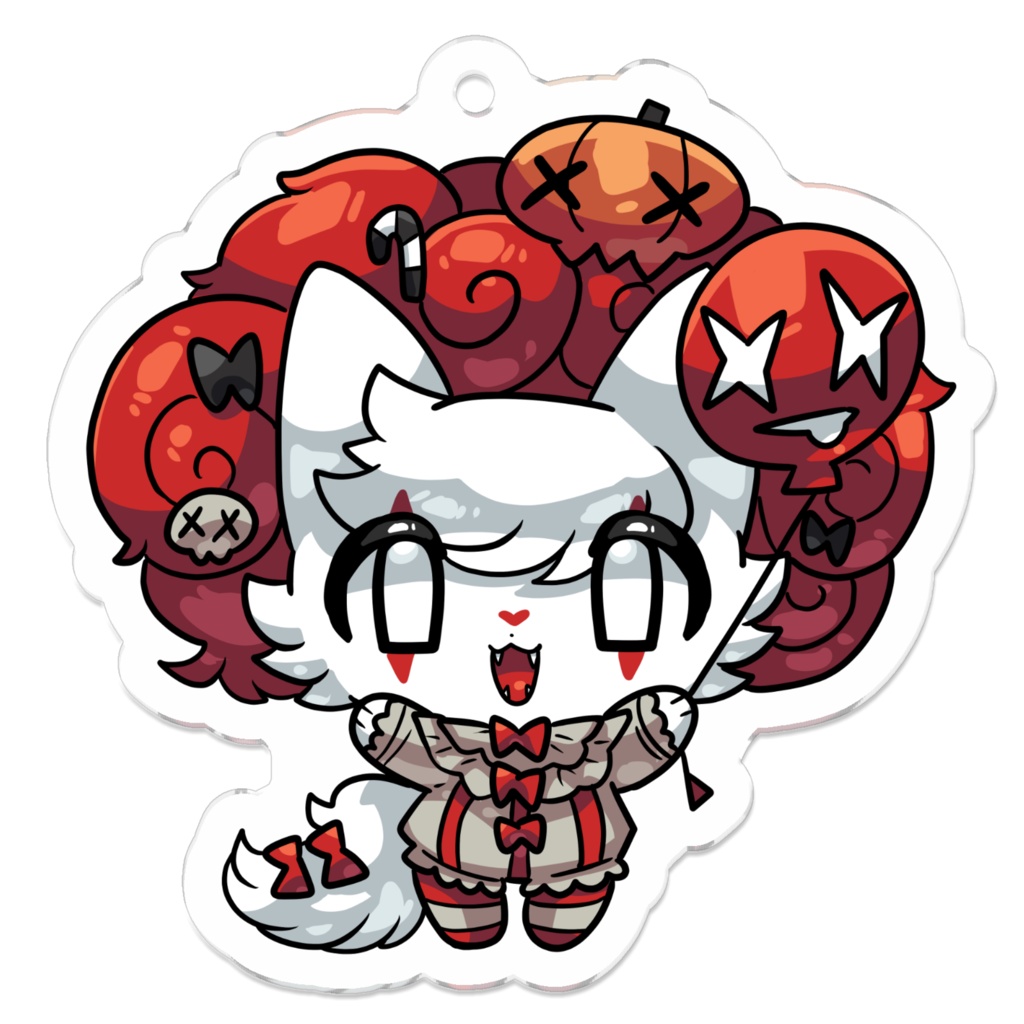 にゃおーれハロウィン2024 にゃお アクリルキーホルダー(コーティング)