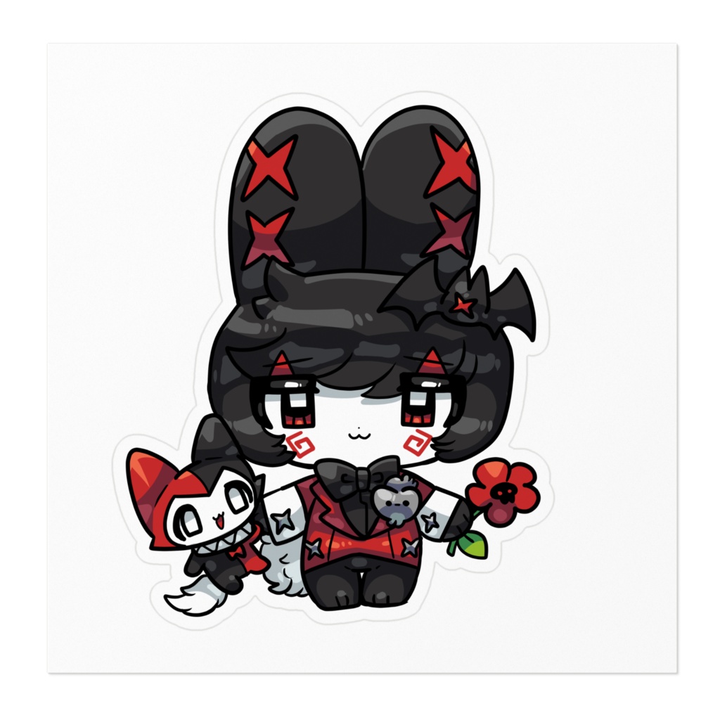 にゃおーれハロウィン2024 うさだ ステッカー