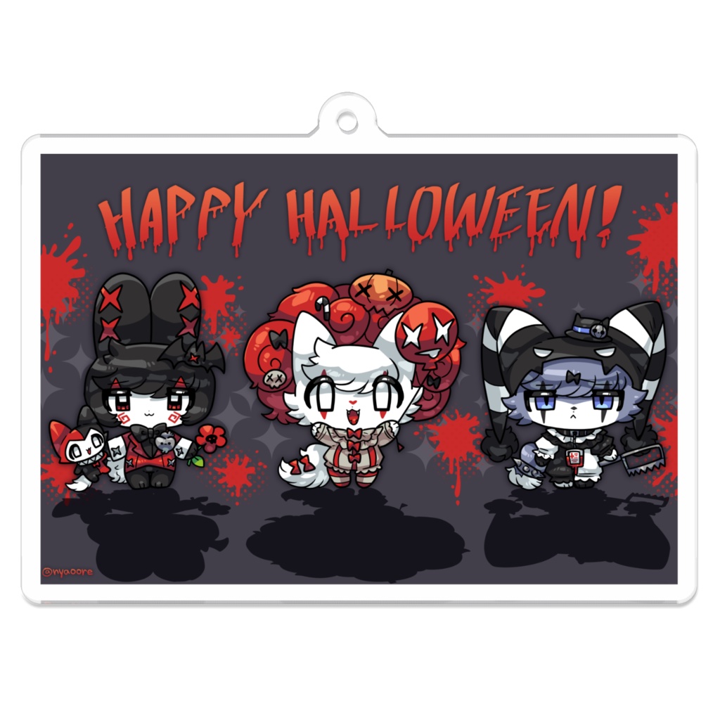 にゃおーれハロウィン2024 アクリルキーホルダー