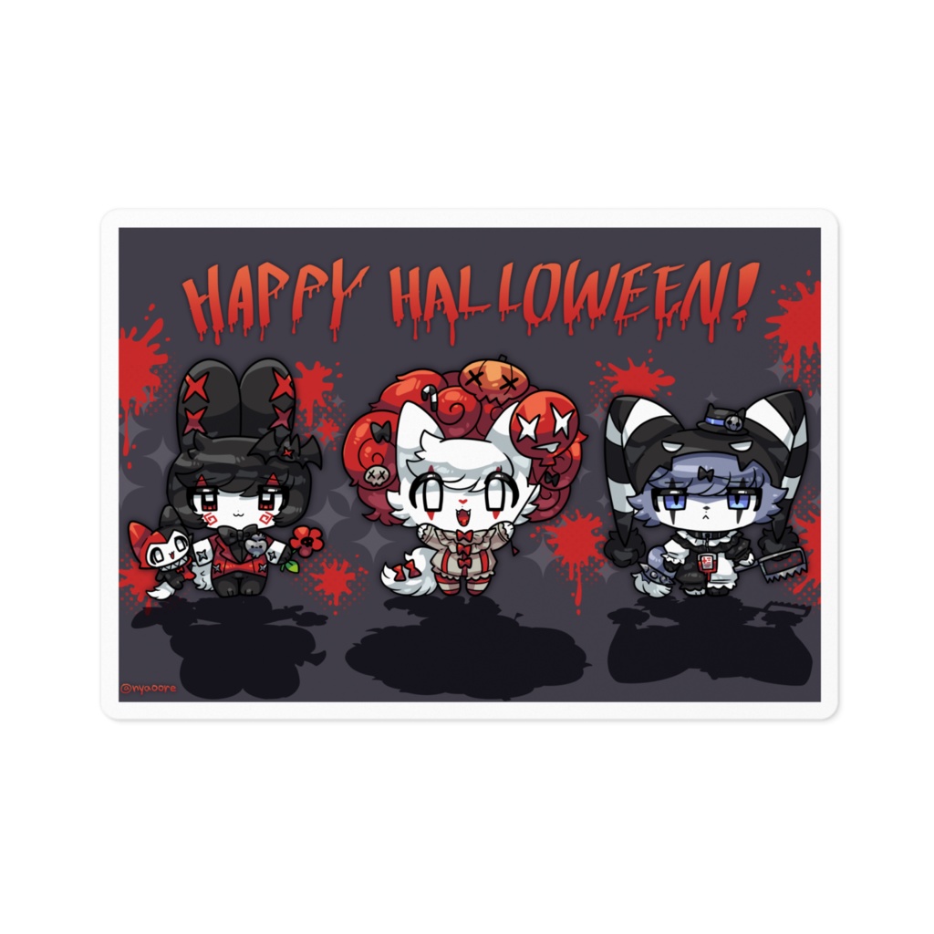 にゃおーれハロウィン2024 ステッカー