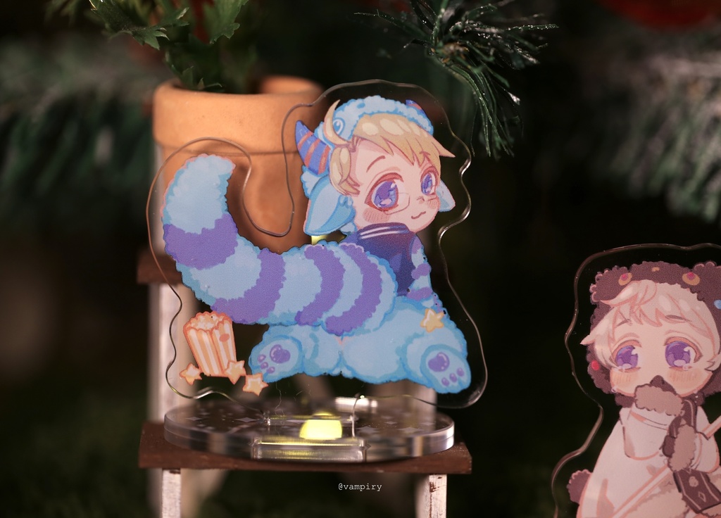 Rusame Acrylic Stand pre order 春待ち組シーンアクリルスタンド(あんまり怖くないモンスターver)予約受付中(