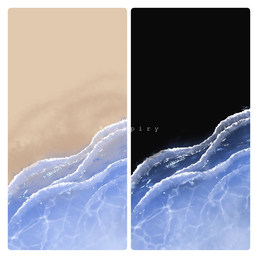 【白鴉】procreate 海 🌊 系列原創筆刷|Ocean Original Brushes|海 オリジナルブラシ