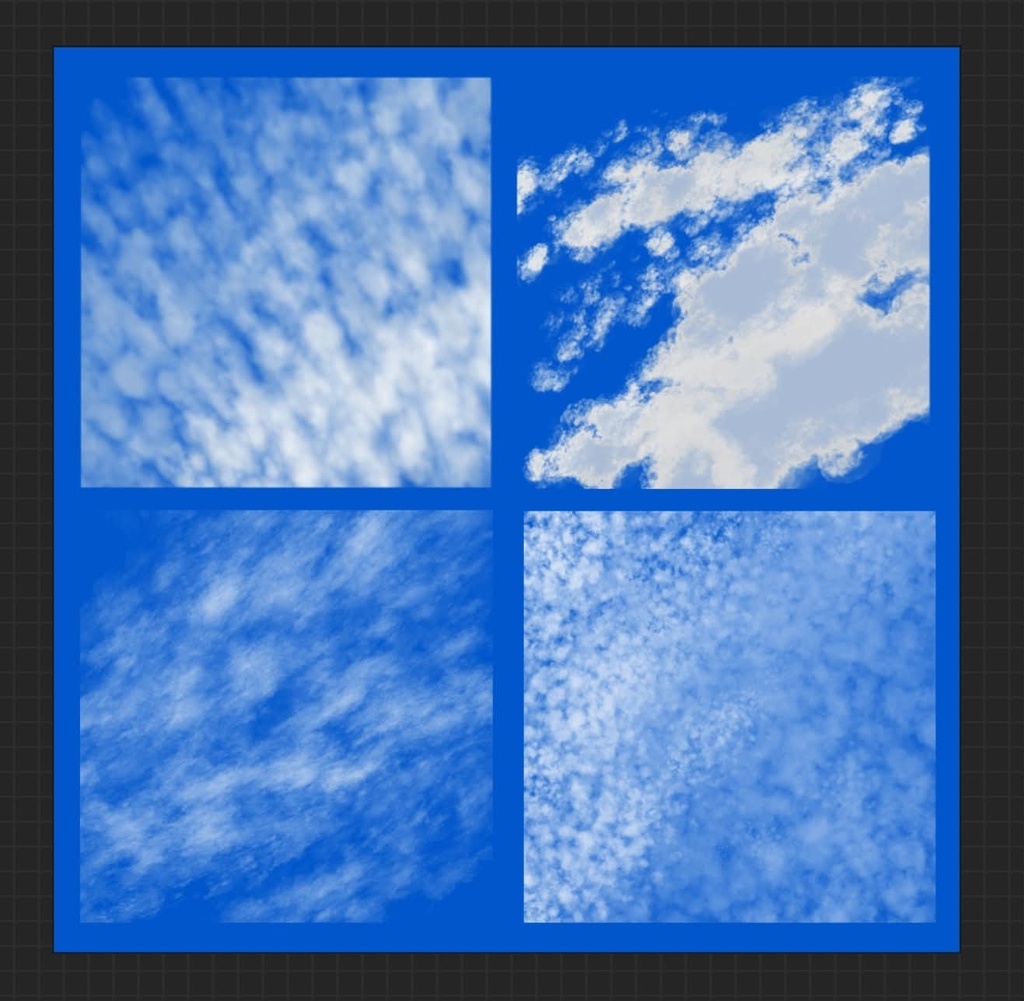 【白鴉】procreate 雲☁️原創筆刷|Cloud ☁️ Original Brush Set|雲 ☁️ オリジナルブラシセット