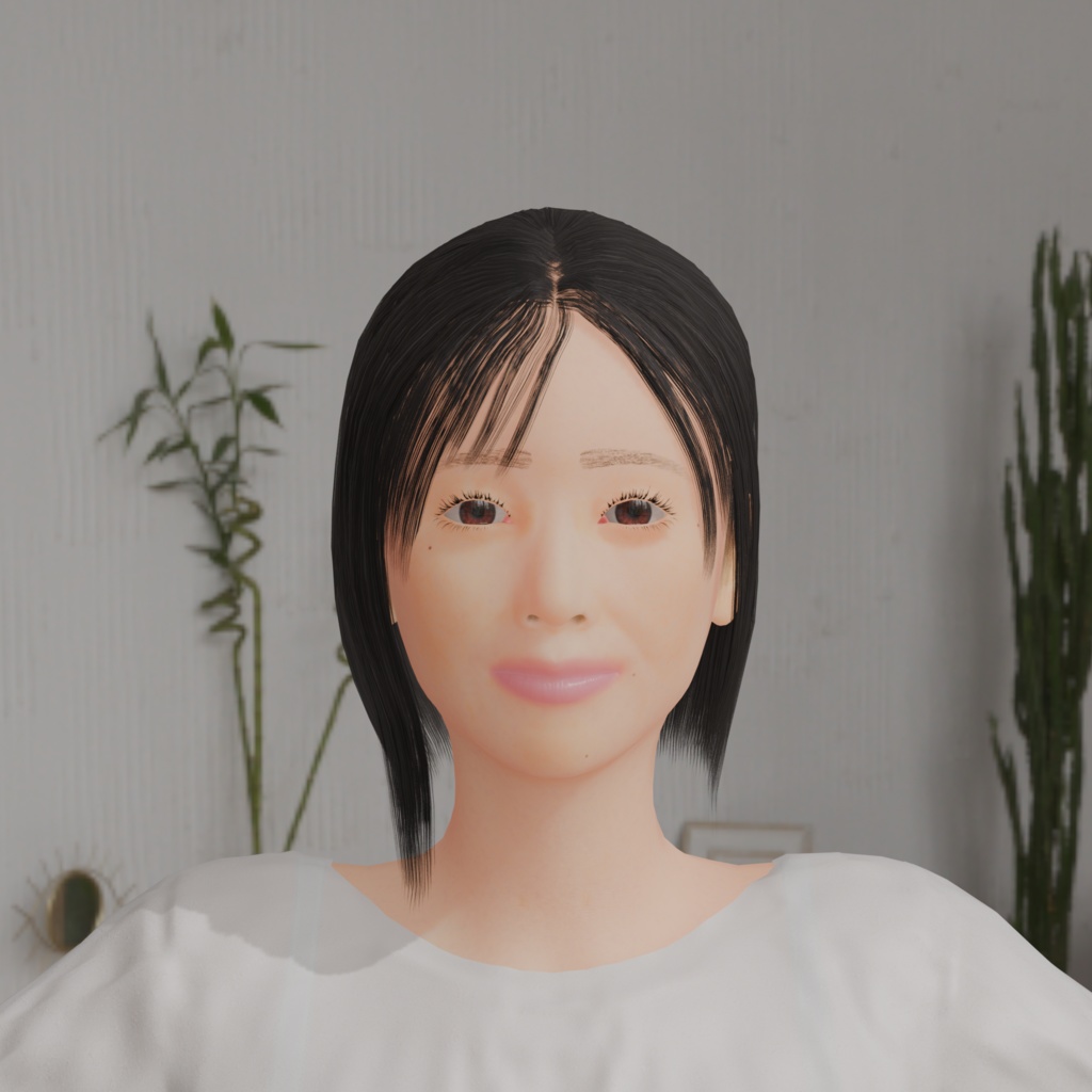 (無料-期間限定)【3Dモデル】リアル系人物モデル(Blender4.5)