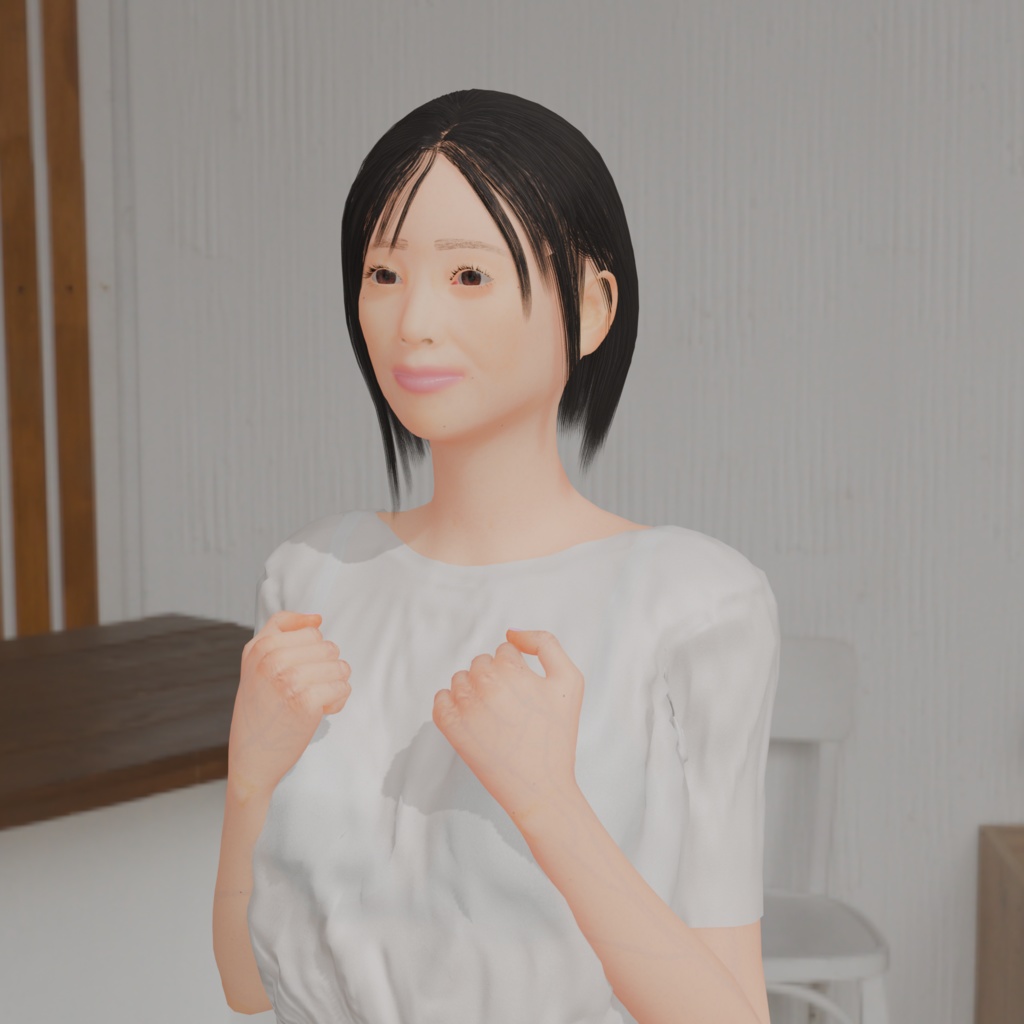 （無料-期間限定）【3Dモデル】リアル系人物モデル(Blender4.5)