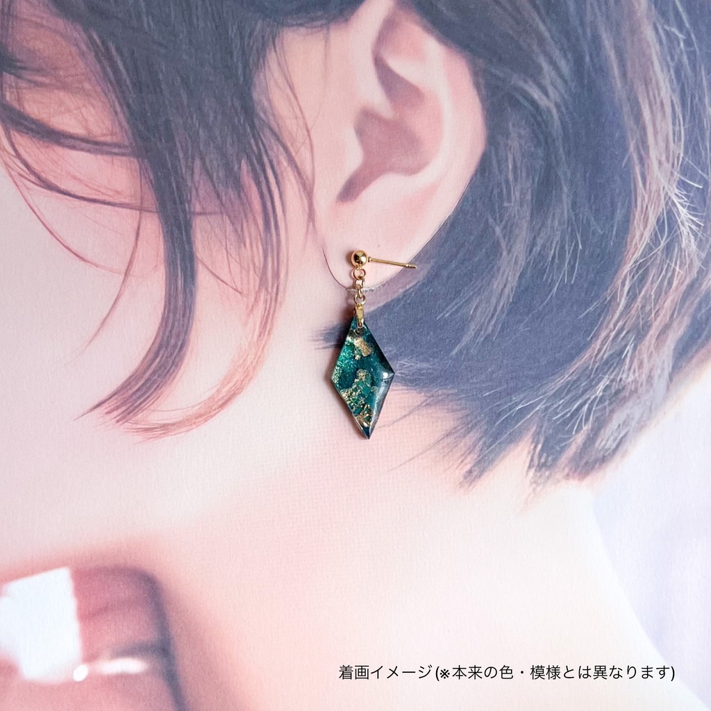 原神 アルハイゼン イヤリングorピアス 概念アクセサリー