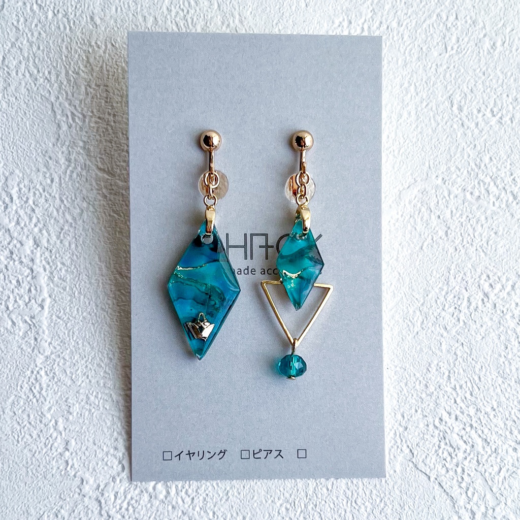 原神 アルハイゼン イヤリングorピアス 概念アクセサリー