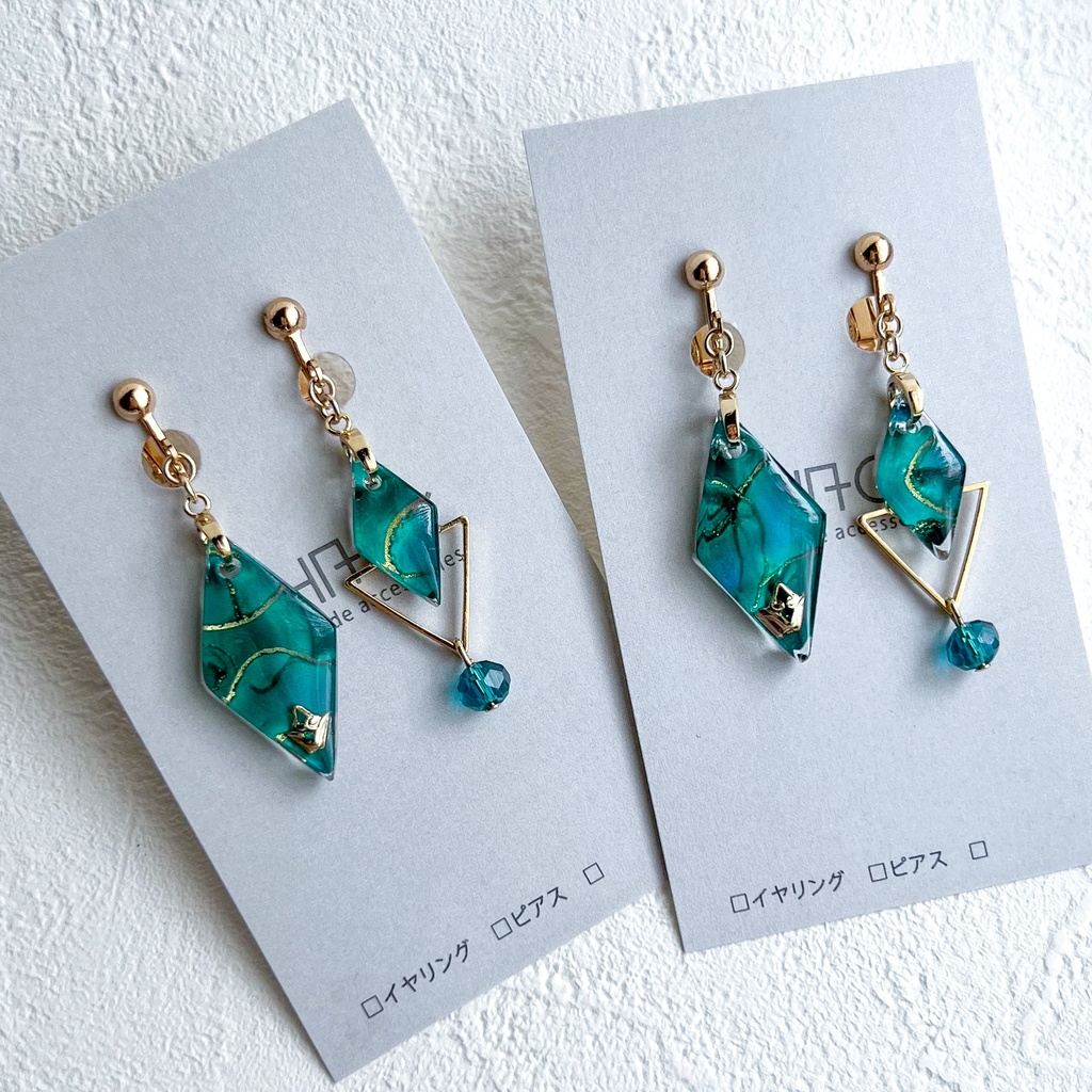 原神 アルハイゼン イヤリングorピアス 概念アクセサリー