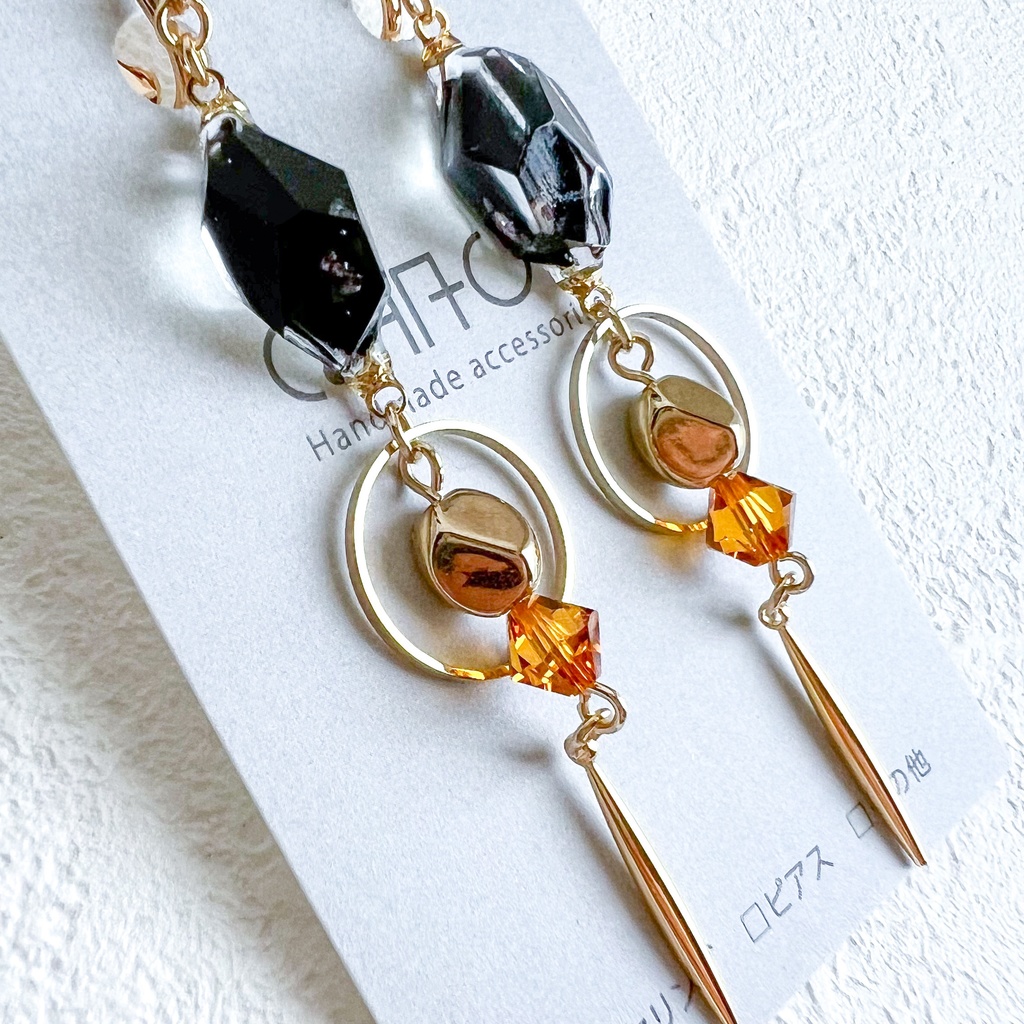 原神 鍾離 イヤリングorピアス 概念アクセサリー