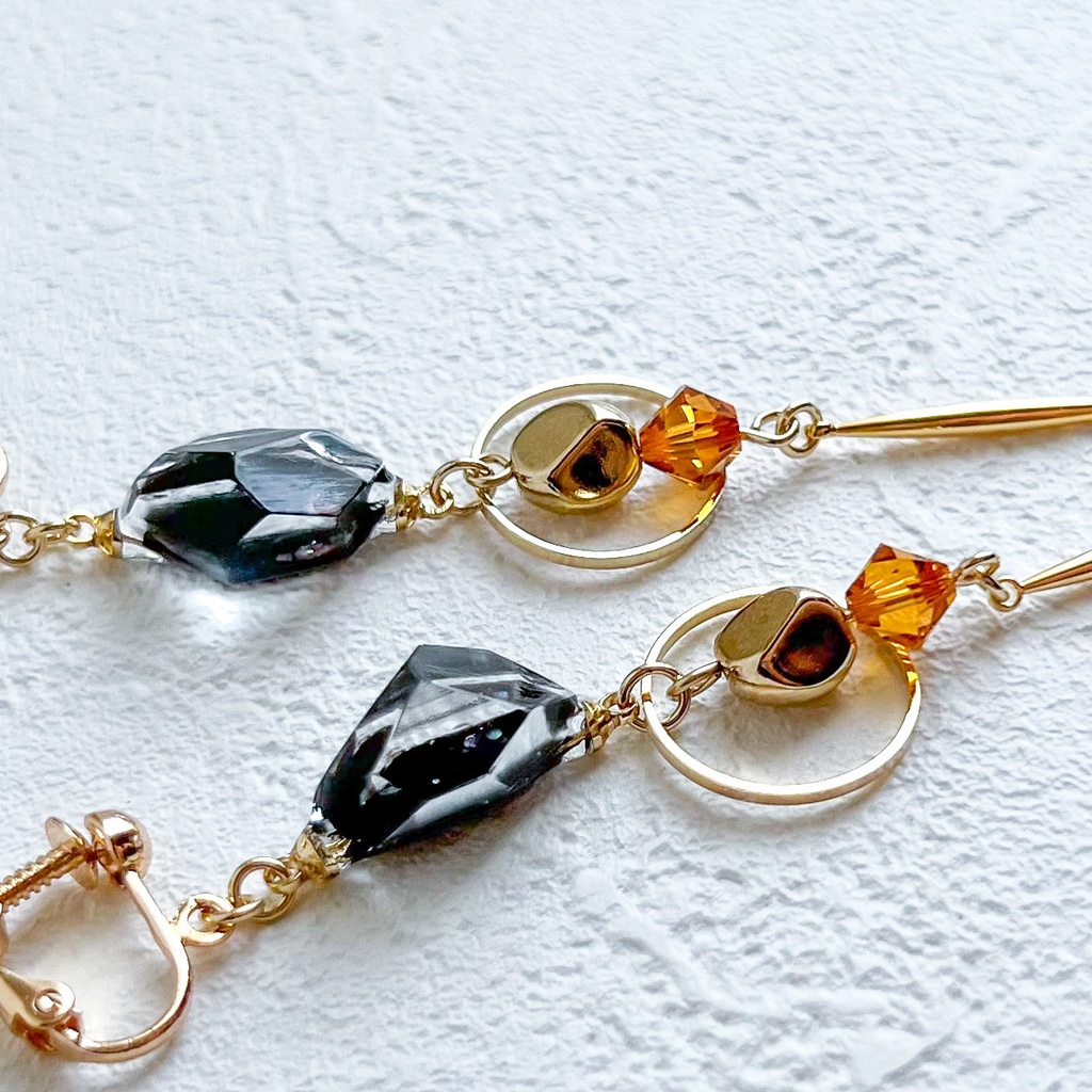 原神 鍾離 イヤリングorピアス 概念アクセサリー