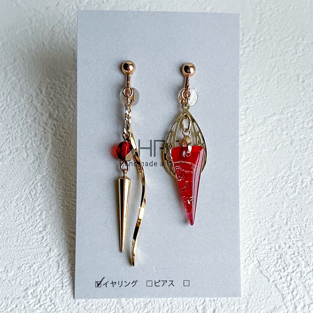 原神 ディルック イヤリングorピアス 概念アクセサリー