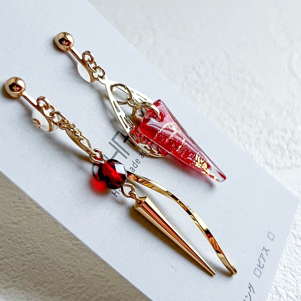 原神 ディルック イヤリングorピアス 概念アクセサリー