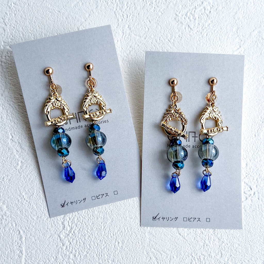 原神 ヌヴィレット イヤリング3種 概念アクセサリー