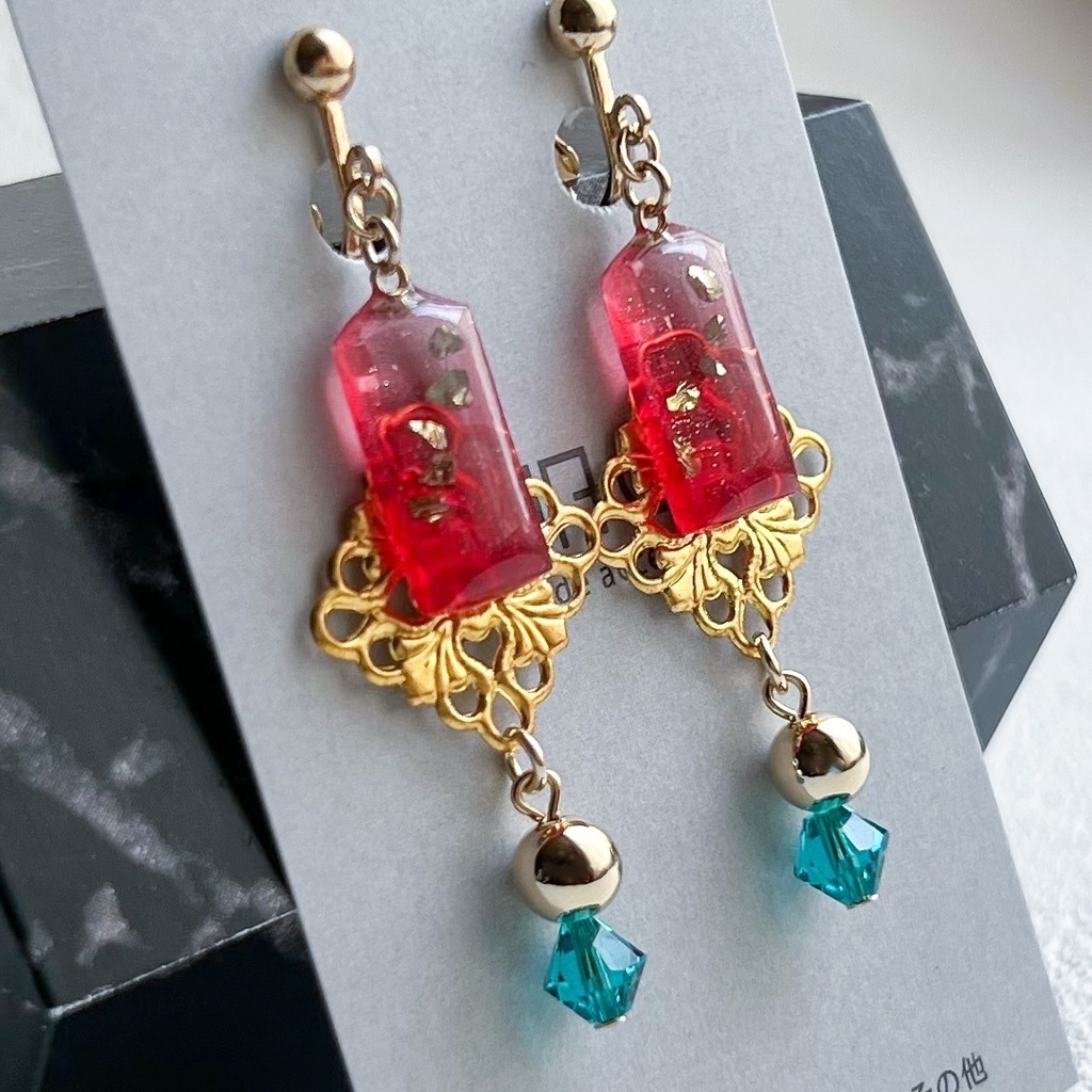 原神 アルハイゼン&カーヴェ2 イヤリング 概念アクセサリー