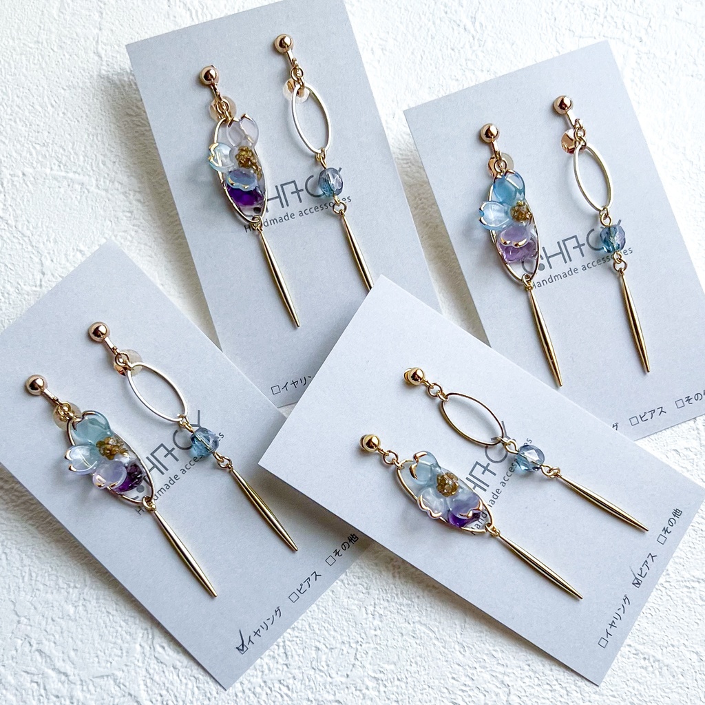 原神 神里綾華 概念イヤリング