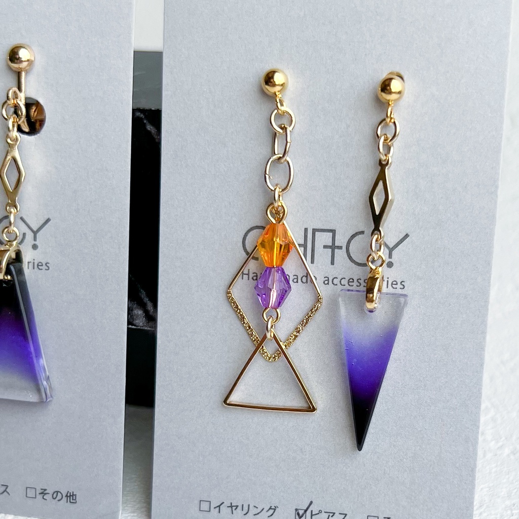 原神 セノ&セトス「沈殿組」 概念イヤリングorピアス