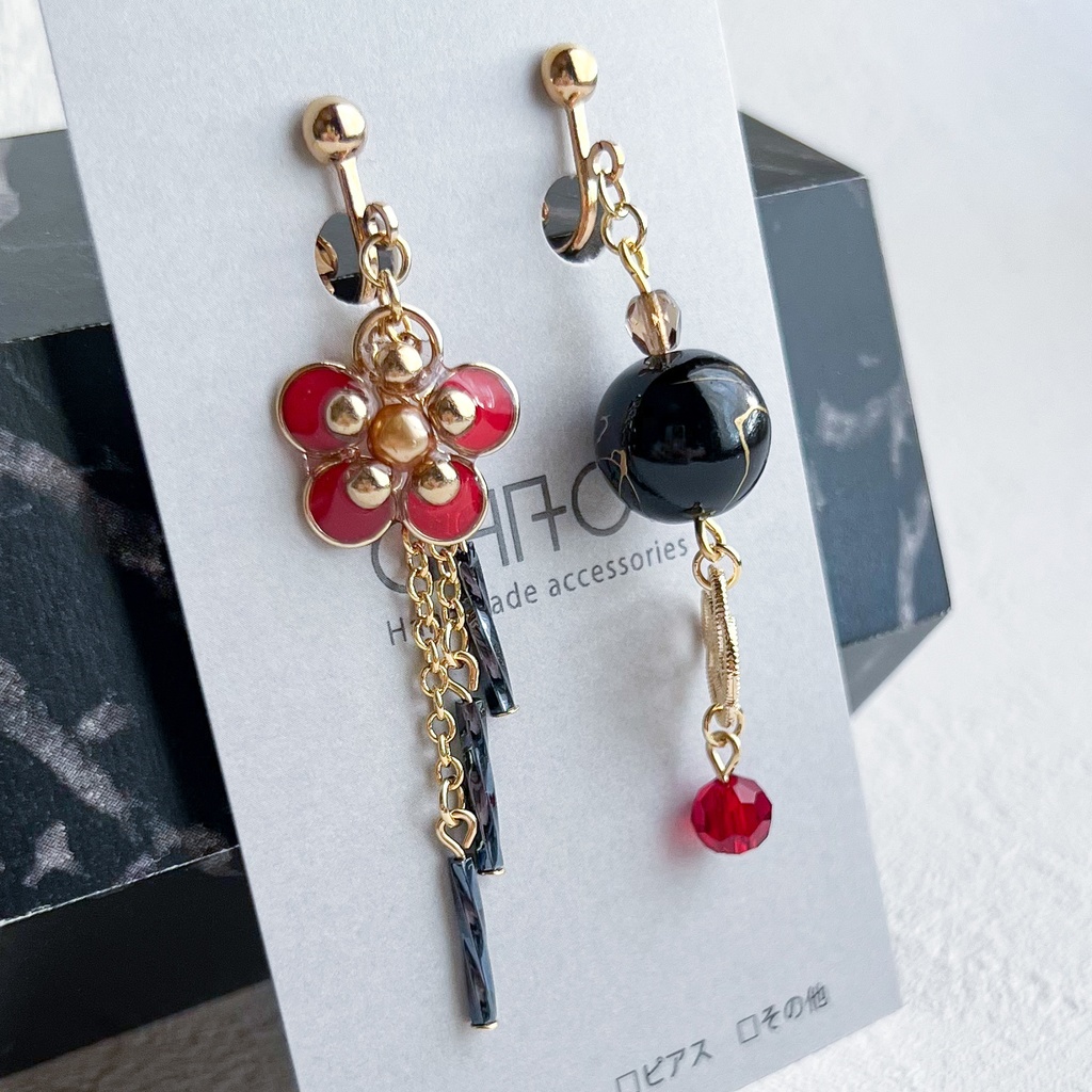 原神 胡桃 概念アクセサリー イヤリングorピアス