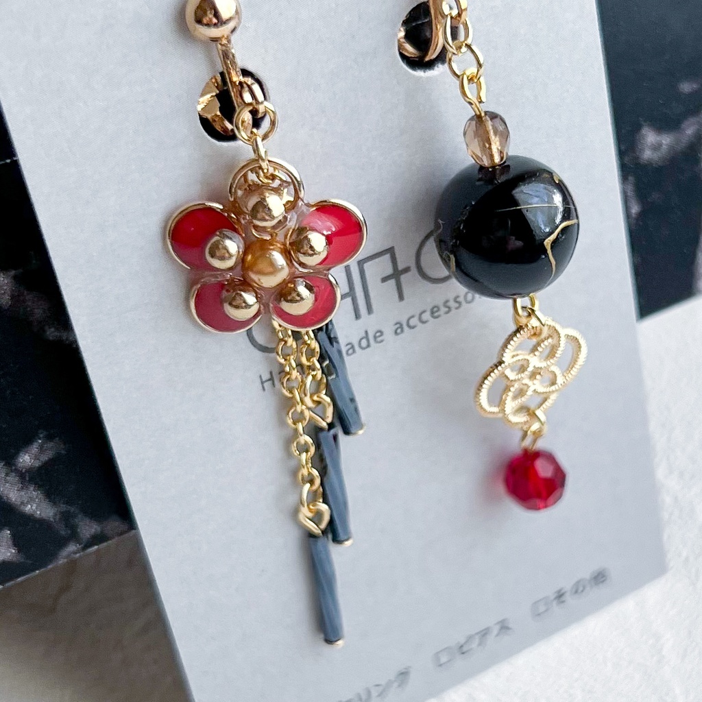 原神 胡桃 概念アクセサリー イヤリングorピアス