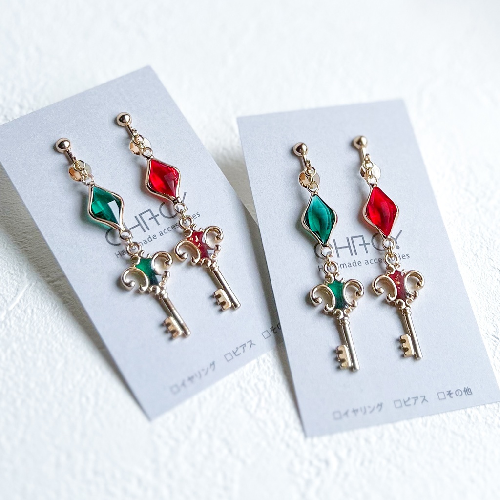 原神　アルハイゼン＆カーヴェ3　イヤリングorピアス　概念アクセサリー