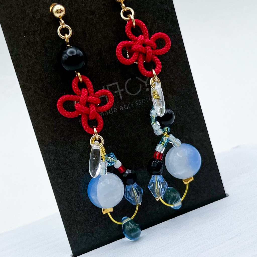 原神 甘雨1 イヤリングorピアス 概念アクセサリー