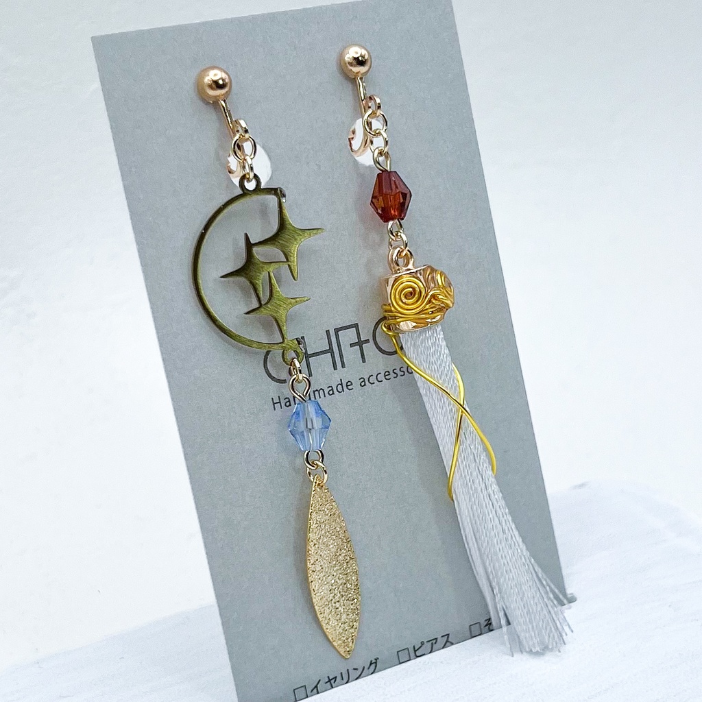 原神 旅人(空&蛍) イヤリングorピアス イメージアクセサリー