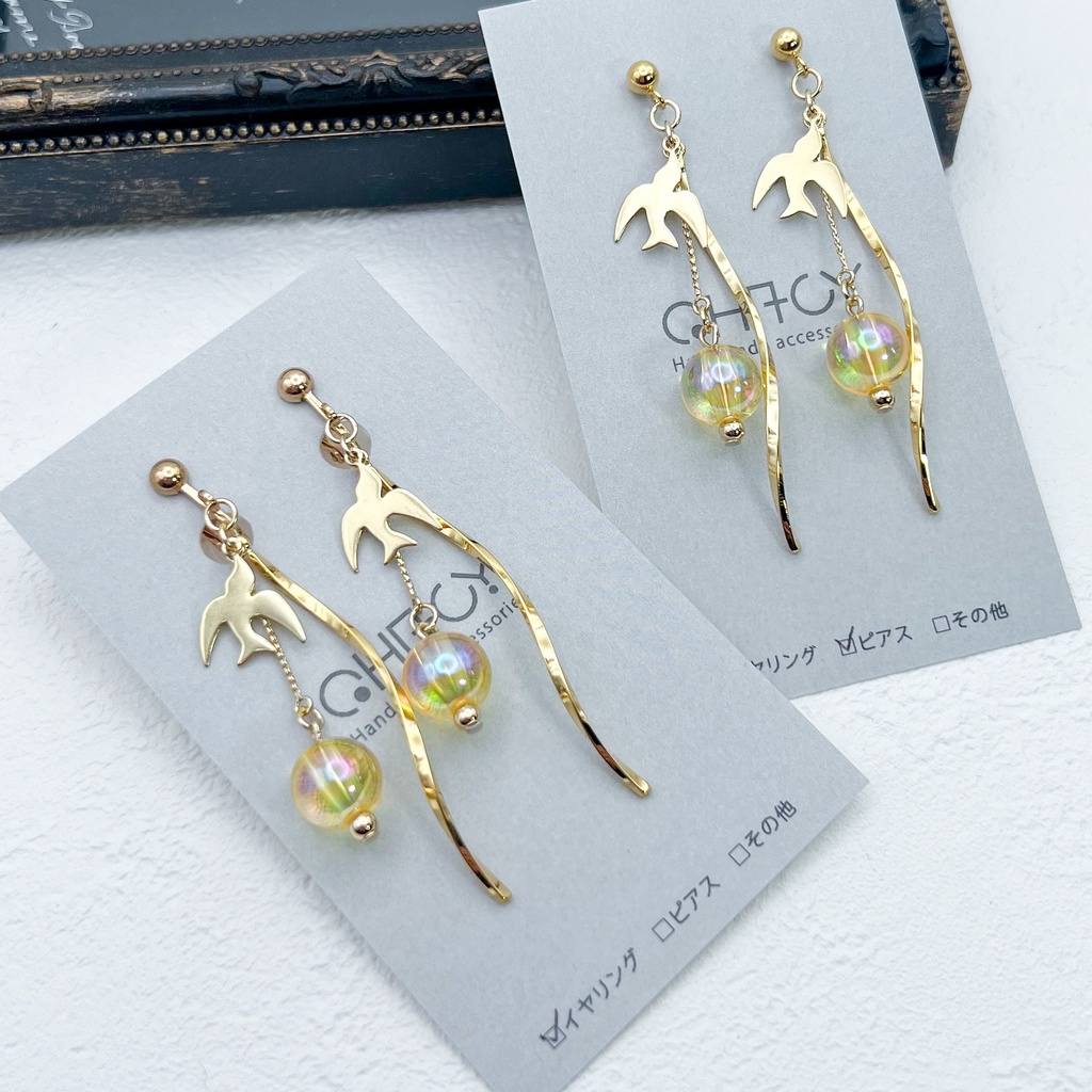 原神　イルーガ　イヤリングorピアス　イメージアクセサリー