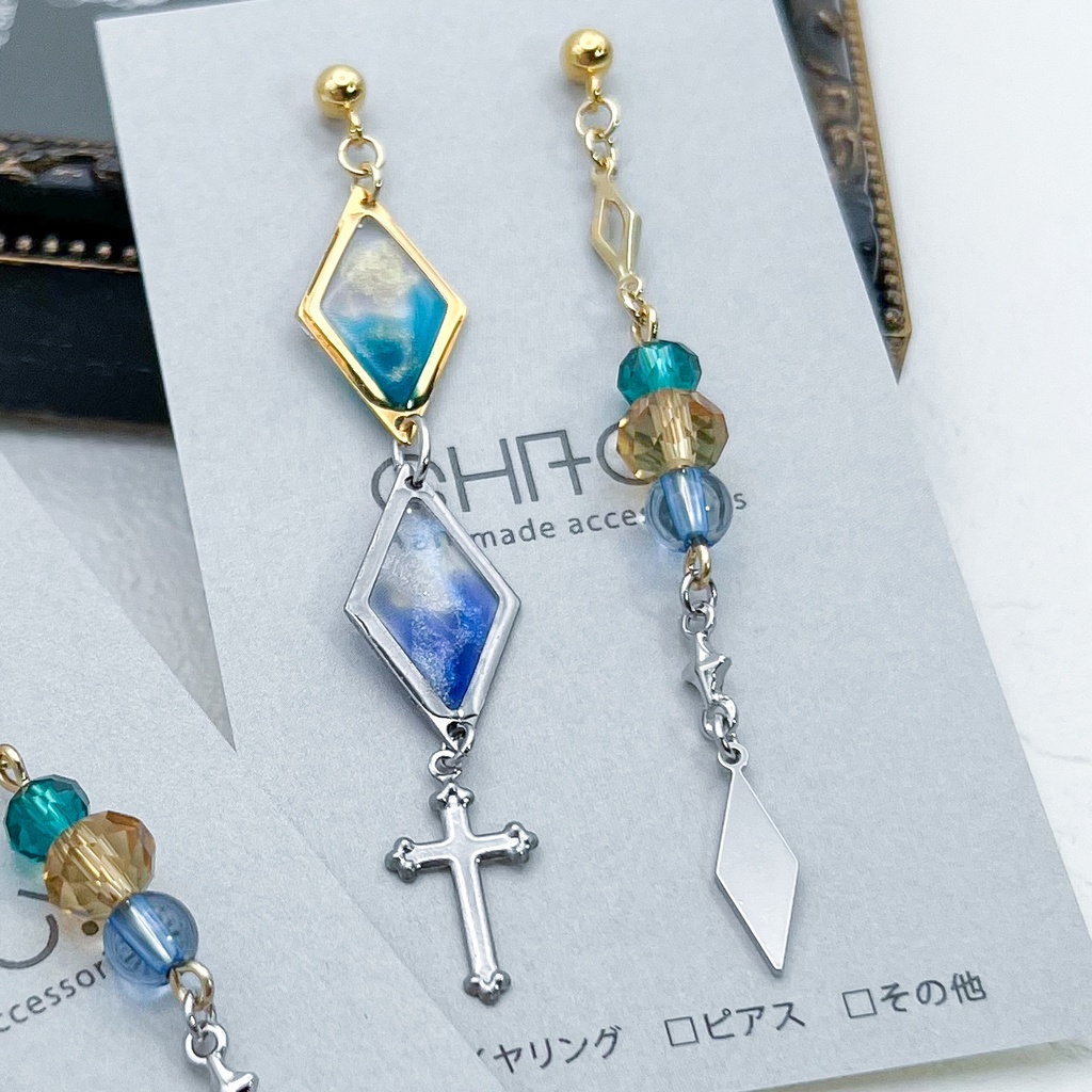 原神　ファルカ＆フリンズ　イヤリングorピアス　原神イメージアクセサリー
