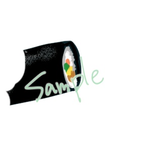 動く恵方巻スタンプ【GIFアニメ】