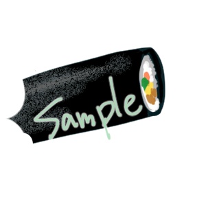 動く恵方巻スタンプ【GIFアニメ】