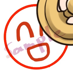 動くスタンプ各種【GIFアニメ】(ハート、OK、笑顔、㊙)