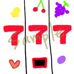 動くスリーセブン777スタンプ