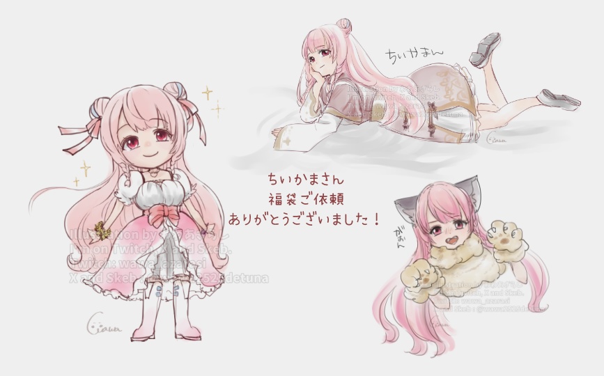 【ゆる落書きイラスト福袋】あなたのキャラ絵詰め合わせ|好きなもの反映OK!