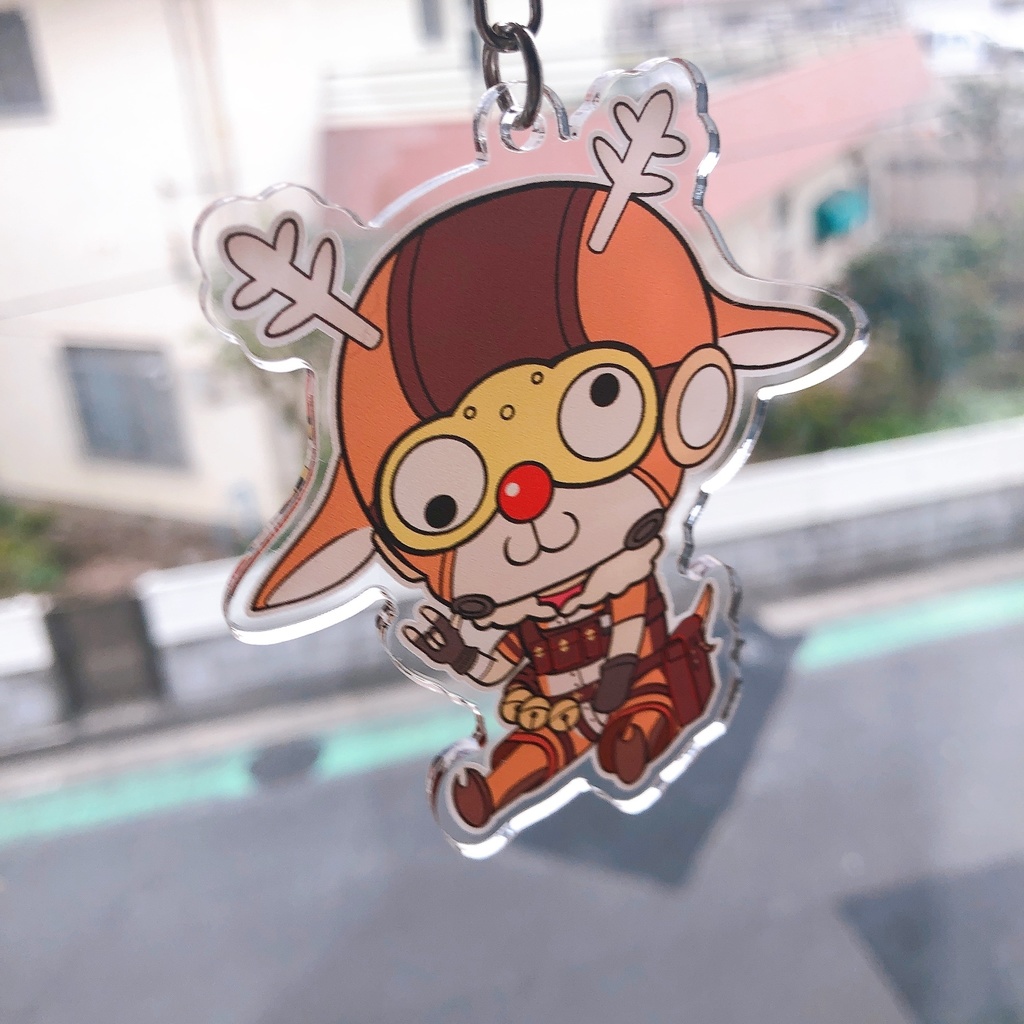 オクタン4種アクキー