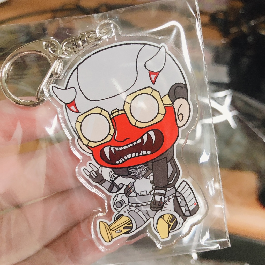 オクタン4種アクキー