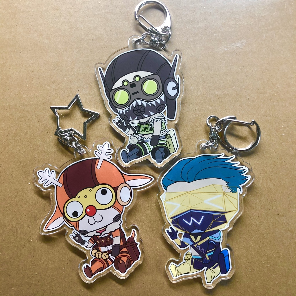 オクタン4種アクキー