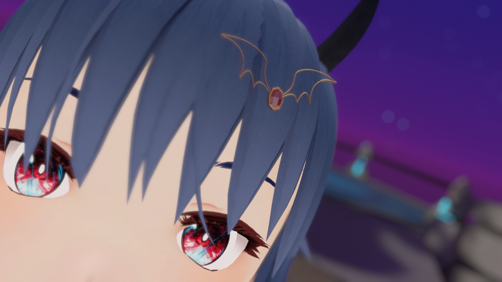 翼のヘアアクセ