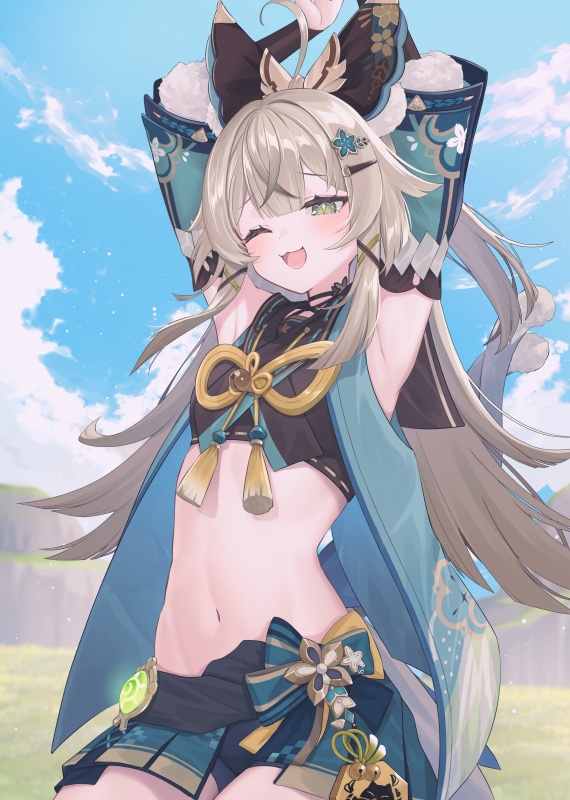 綺良々のA4クリアファイル