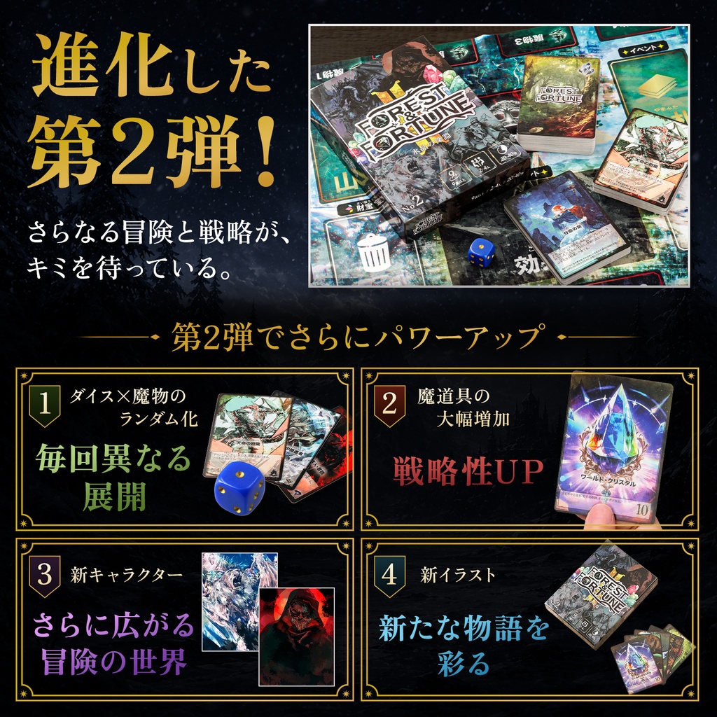FOREST&FORTUNE 第2弾 + ポストカード3枚セット【BOOTH限定】