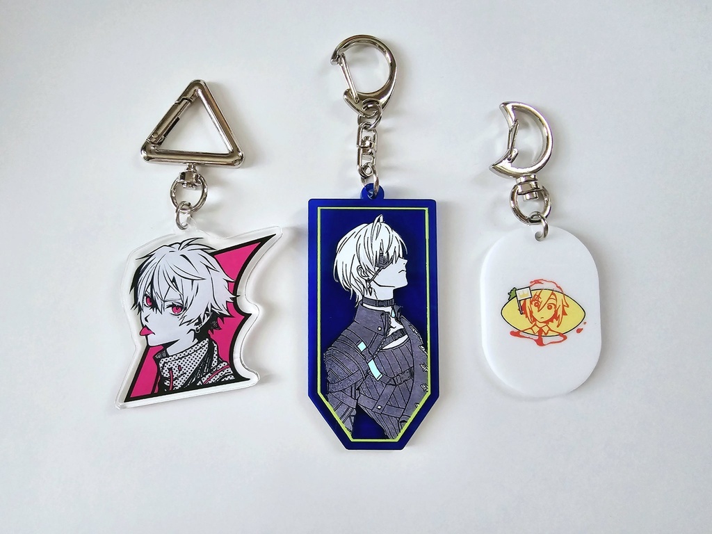 【非公式】QEDアクリルキーホルダー 葛葉/イブラヒム/卯月コウ