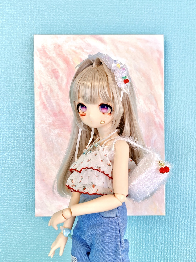 手編みキラキラサマーバッグ